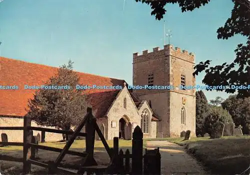 D100896 Boldre Kirche. in der Nähe von Lymington. J. Arthur Dixon