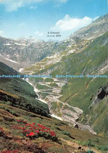 D097620 Valle Tremola. Gotthardpass. S. Gottardo m.s.m.2094. Eralfoto S.A. 1