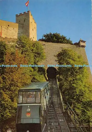 D104223 Festspielstadt Salzburg. Drahtseilbahn zur Hohensalzburg. Alfred Grundle