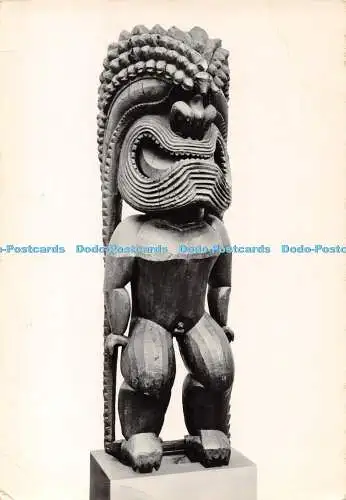 D104281 The British Museum. Holzfigur von Kukailimoku. God of War. A.V. Fry