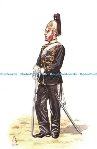 D097692 Private 6th Dragon Guards. Karabinier. 1861. Soldier Print Society. S