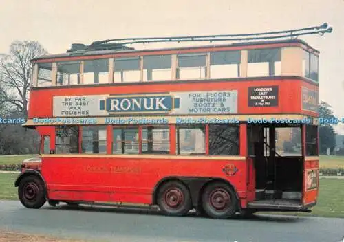 D102757 35 LUT Trolleybus Nr. 1. Diddler. London Transport