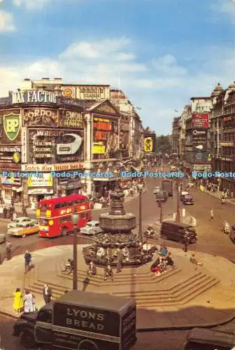 D104346 London. Piccadilly Circus und Eros Statue