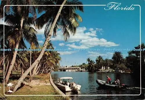 D102847 Endlose Florida-Wasserstraßen können von allen genossen werden. Werner J. Bertsch. Scen