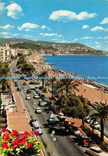 D104456 La Cote d Azur. Schön. La Promenade des Anglais la Nuit. Mrz. Giovanni Tr