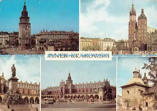 D102895 Rynek Krakowski. Krakau. Rynek Glowny. S. Jablonska. J. Tyminski. M. Rac