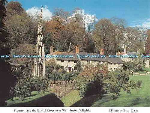 D101149 Wiltshire. Stourton und das Bristol Cross in der Nähe von Warminster. Dorothy House