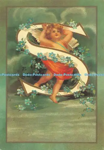D106016 Di Maria. Les classiques de la carte postale. LAlphabet des Angelots. Cu