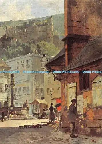 D106023 Heidelberg. Stadt der Geschichte. Wissenschaft und Kunst. Marktplatz mit