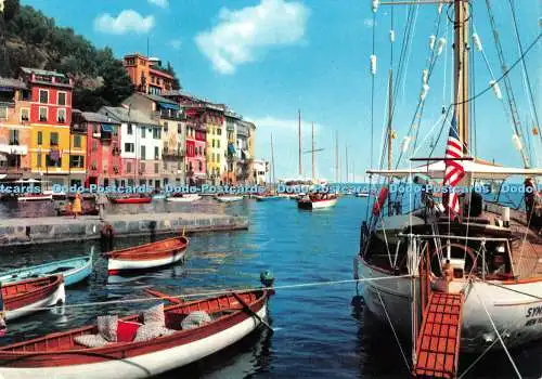 D101193 Portofino. Scorcio pittoresco. F. lli Pagano. Kodak Ektachrome