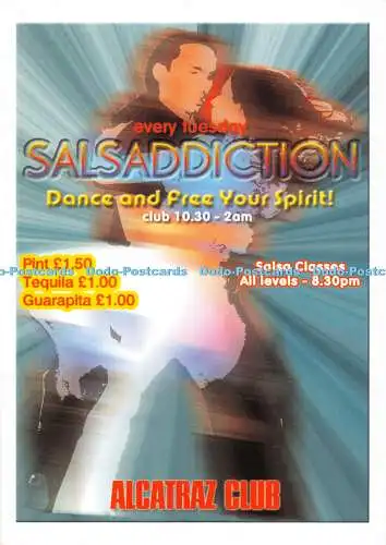 D106062 Salsaddiction. Tanz und befreie deinen Geist. Alcatraz Club. Holdenhurst Ro