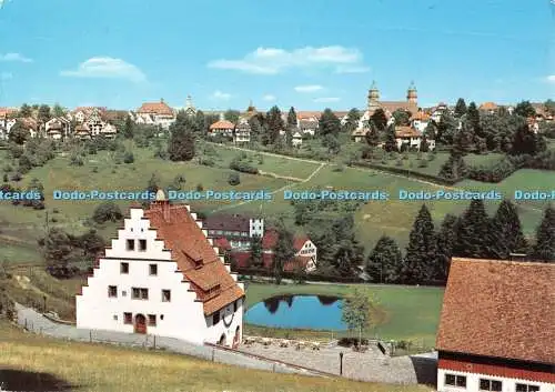 D099877 729. Freudenstadt. Schwarzwald. Barenschlosschen mit Blick auf Freudenst