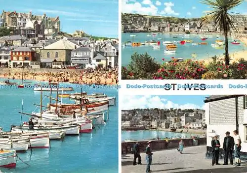 D101235 St. Ives. Cornwall. John Hinde. Multi View. 1964