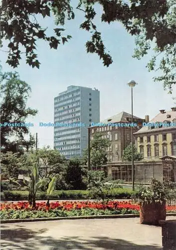 D097991 Heidelberg. Der Seegarten und das Menglergebäude. Popp