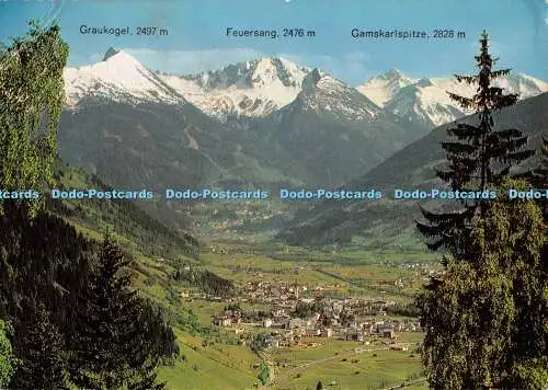 D099969 Bad Hofgastein mit Hohen Tauern. C 73. E. Wolkersdorfer