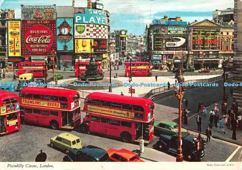 D101386 London. Piccadilly Circus. Kardorama. Franz Lazi. G. D. L. 1986