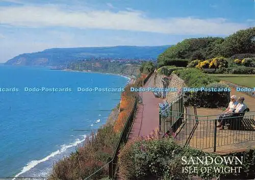 D106345 Sandown. Isle of Wight. Cliff Walk und Dunnose Point. Lachs