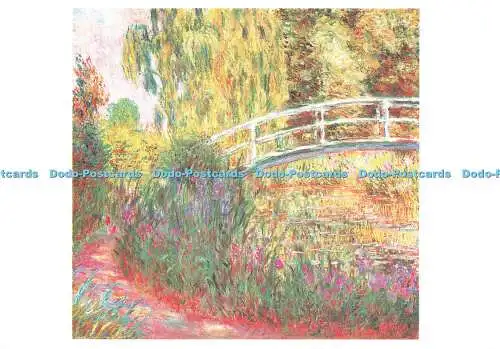 D103296 Claude Monet. 1840 1926. Japanische Brücke. Seerosenteich. Nouvelles Ima