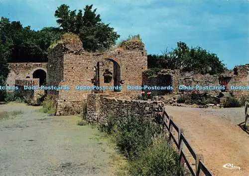 D104908 Pirou. Manche. Le chateau fort. Combier Imprimeur Macon