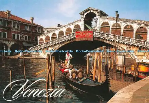 D103344 Venezia. Ponte di Rialto. Mazzega Kunst und Design. 2009. Archivio Kina It