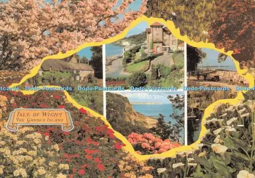 D104990 Isle of Wight. Garteninsel. Nahe. Jarrold. 1987. Multi View