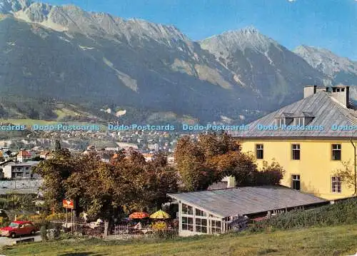 D105014 Gasthof. Peterbrunnl. A. Gutmann. Innsbruck. Tiroler Grafik
