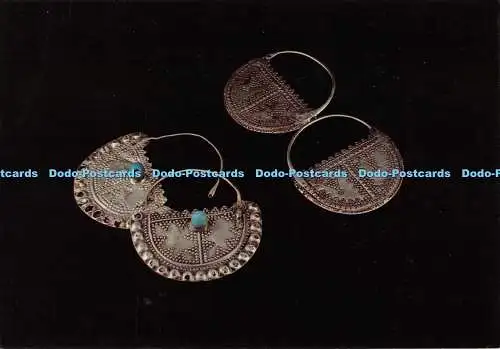 D105025 Arabische Beduinen Feinsilber Ohrringe. Heather Colyer Ross