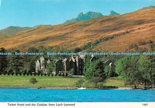 D103490 Tarbet Hotel und Schuster von Loch Lomond. 1987. Hagel Caledonia Produkt.
