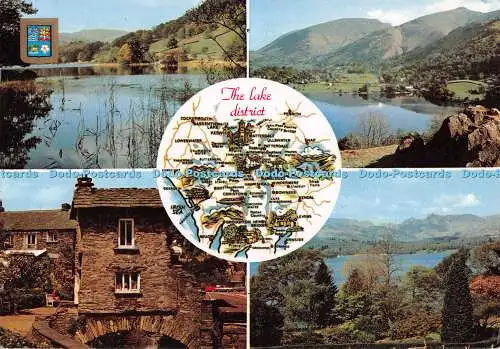 D101758 The Lake District. Rydal Water. Sanderson und Dixon. Fisa. Multi View. 1