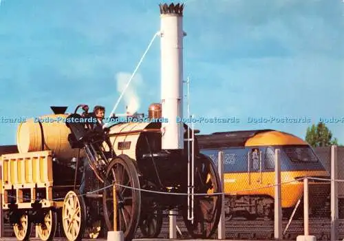 D105087 150 Jahre Eisenbahnfortschritt. Ein Inter City 125 Gerät auf der Hauptlinie p