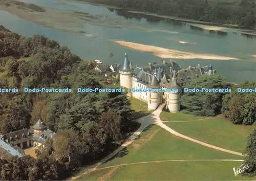 D105235 Chaumont. Vue aerienne de l entree du chateau. XVI Siecle. dominant la L