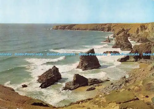 D105295 Cornwall. Bedruthanische Stufen. in der Nähe von Newquay. Der Blick vom Pendarves Point.