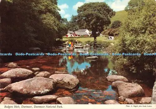 D106801 Dartmeet. Dartmoor Nationalpark. Badgers Holt. John Hinde. E. Nagele. 1