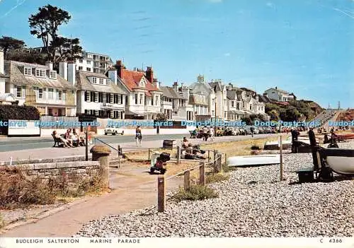 D105300 Budleigh. Salterton. Marine Parade. Richter. C 4366. 1984
