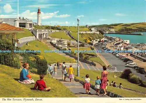 D105314 Devon. Plymouth. Die Hackterrassen. John Hinde. E. Ludwig