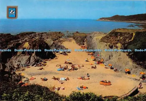 D105321 Woolacombe. Barricane Beach und Moret Point. Fisa. Blackmores of Exmoor.
