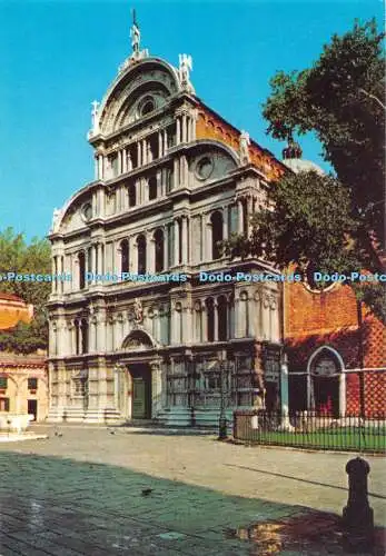 D102033 Venezia. Kirche St. Zaccaria. Postkarte