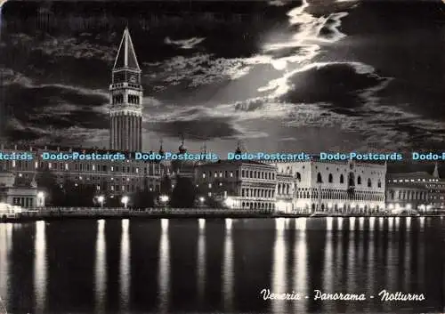 D106932 Venezia. Panorama. Notturno. S.B.V