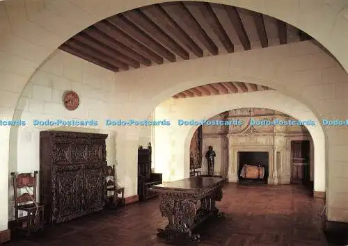 D106998 En Touraine. Chaumont sur Loire. Le Chateau. Salle eine Krippe. Greff