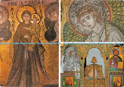 D105532 Mosaik. Angeloktistos Kirche. Kiti. Mona. Multi View