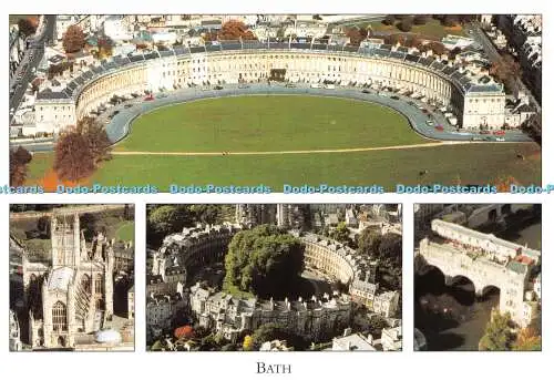 D103959 Badewanne. Luftaufnahmen von Bad. The Royal Crescent. Die Abtei. Der Zirkus an