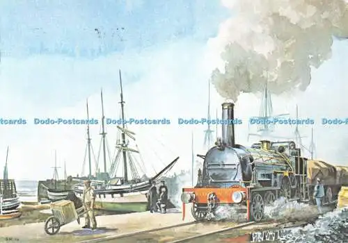 D105658 Segel und Dampf. Watchet Harbour. Harvey Barton. George Hooker. 1980