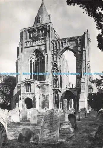 D104098 Crowland Abbey. Westfront. Richter. 26625