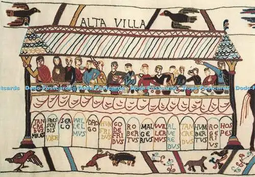 D105692 Chateau de Pirou. Tapisserie Executee au Point de Bayeux. Artaud Freres