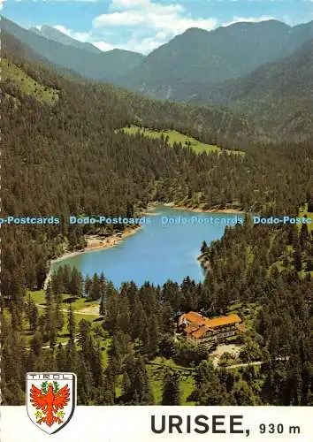 D104126 Urisee. Alpenhotel. Alpine Luftbild