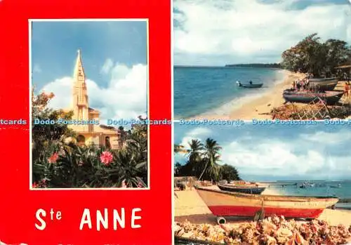 D107371 Ste Anne. Guadeloupe. Hachette. Antillen. Multi View. 1977
