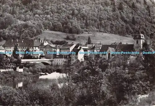 D105909 L Eglise et le Pont de St. Hippolyte. Doubs. Janin. 1961