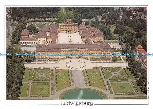 D105955 Ludwigsburg. Schloss. Herst. u. Verlag Schoning. Gebr. Schmidt. Scan