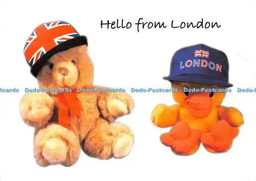 D107469 Hallo aus London. Kardorama. Kevin Muir