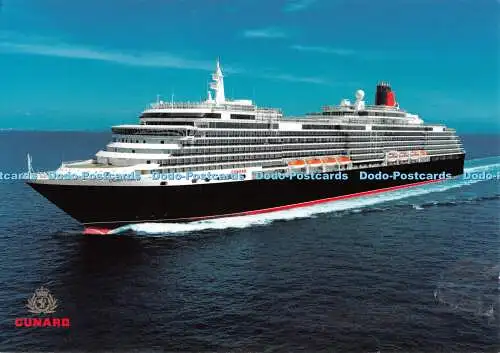 D107473 Cunard. Queen Victoria. Postkarte